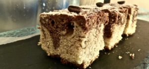 Espresso-Kokos-Schnitten