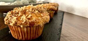 Kürbis-Muffins mit Frischkäsefüllung