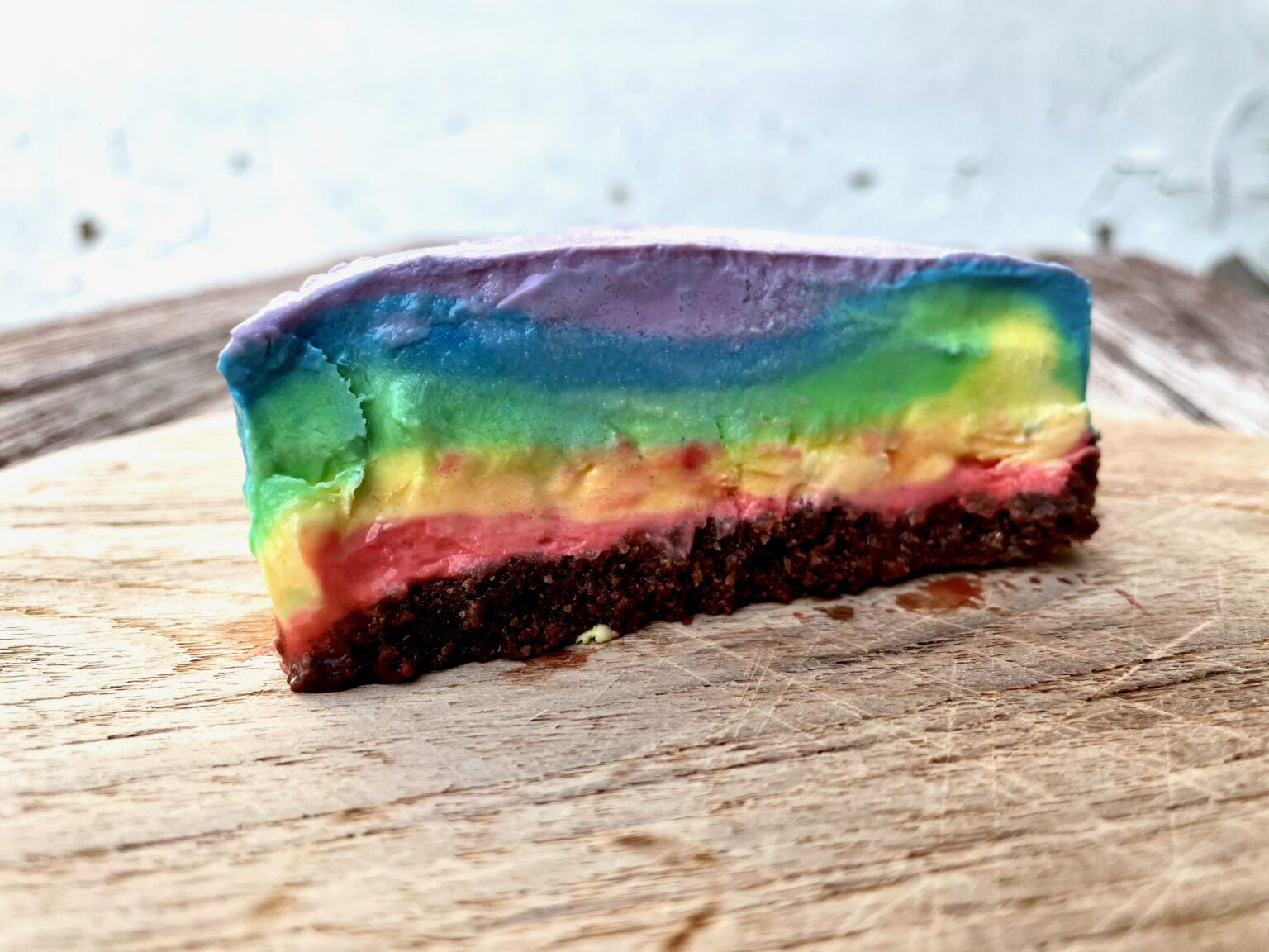 Regenbogen Cheesecake Käsekuchen Rezept Des Tage — Rezepte Suchen