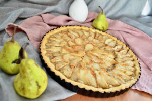 Birnen-Nuss-Tarte