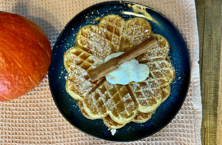 Kürbiswaffeln