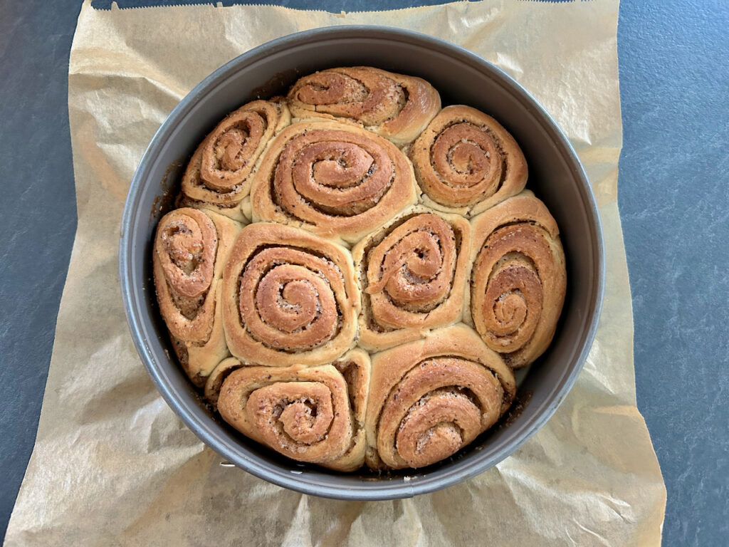 Zimtschnecken backen