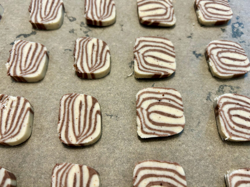Heidesand Zebra Plätzchen – Omas Rezeptewelt