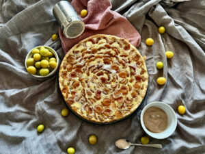 Mirabellen-Schmand-Tarte