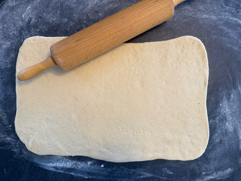 Teig ausrollen